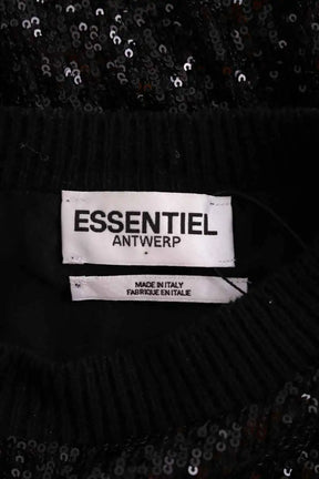 Pull Essentiel Antwerp Noir en Coton