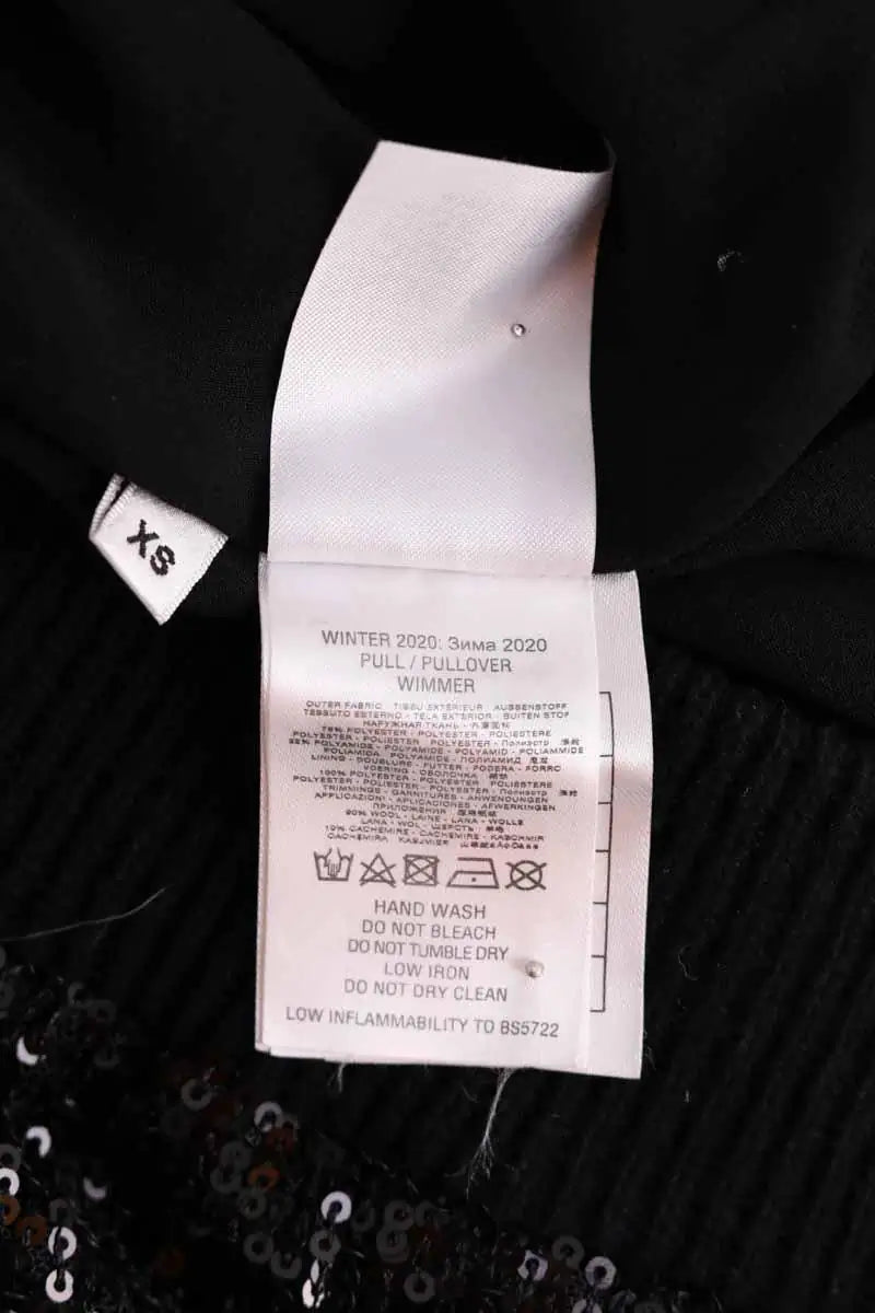 Pull Essentiel Antwerp Noir en Coton