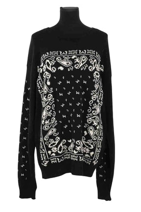 Pull Etro Noir en Coton, taille XL - Seconde Main