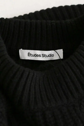 Pull Etudes Noir en Laine