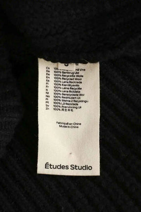 Pull Etudes Noir en Laine