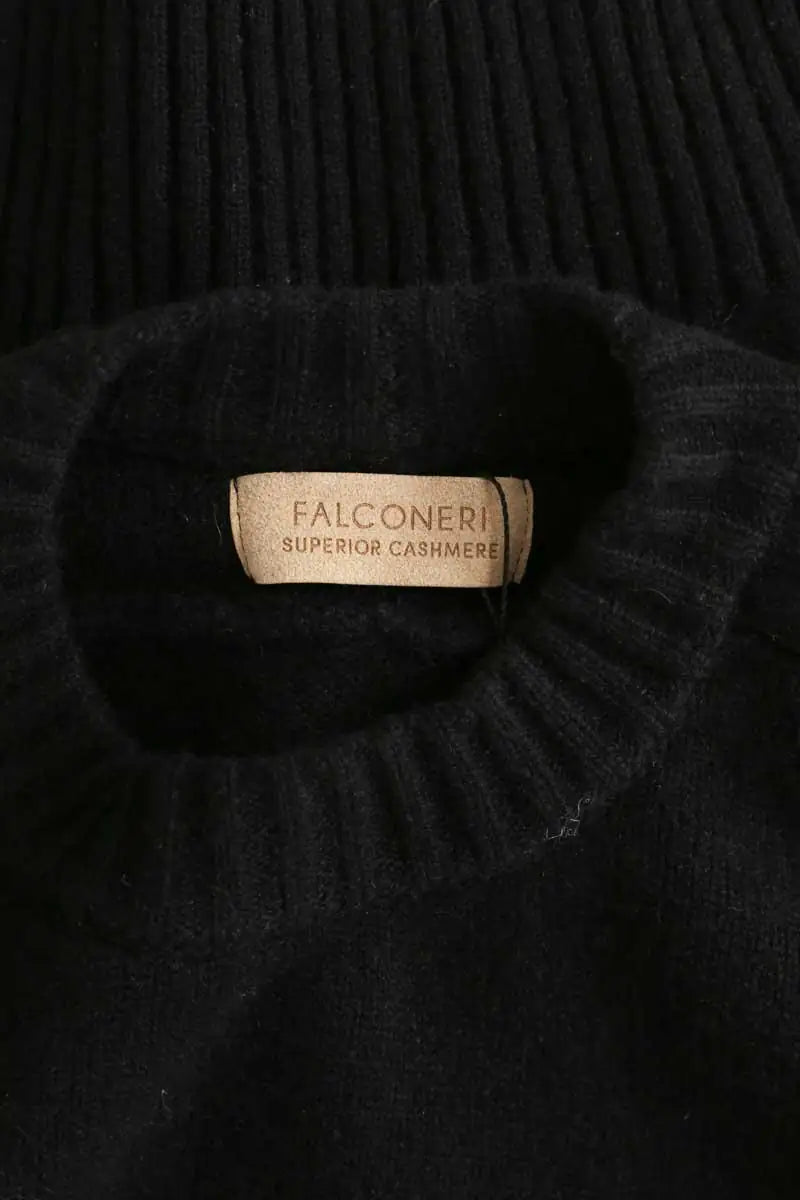 Pull Falconeri Noir en Cachemire