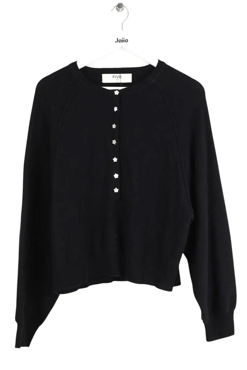 Pull FIVE Noir en Laine, taille S - Seconde Main