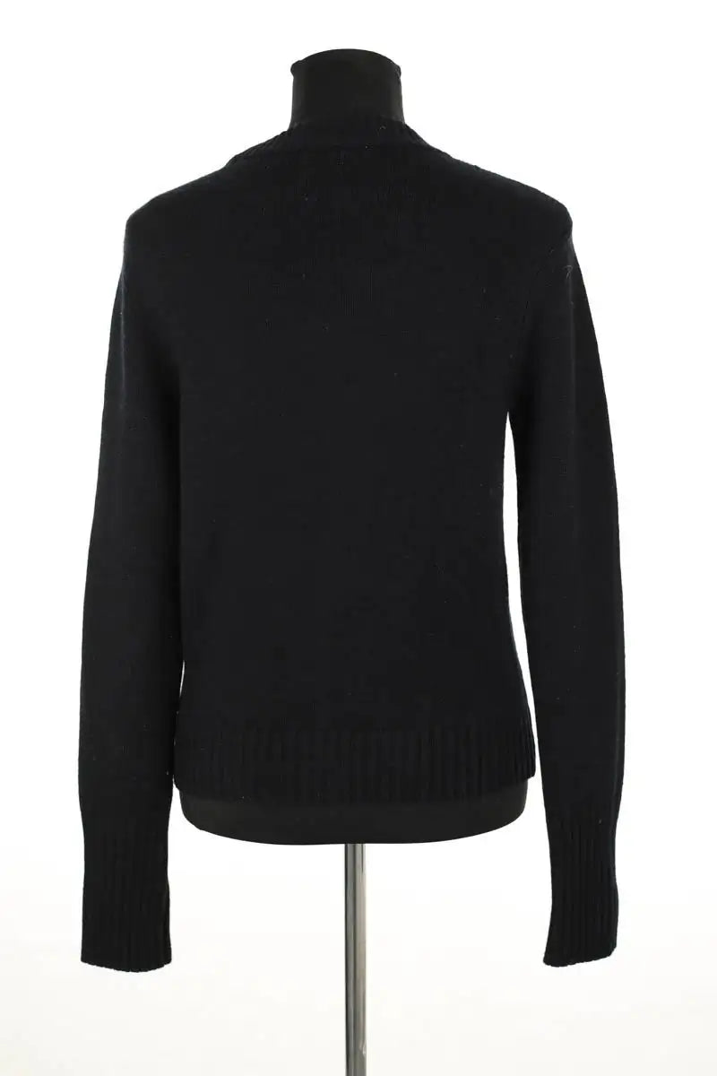 Pull Frame Noir en Cachemire