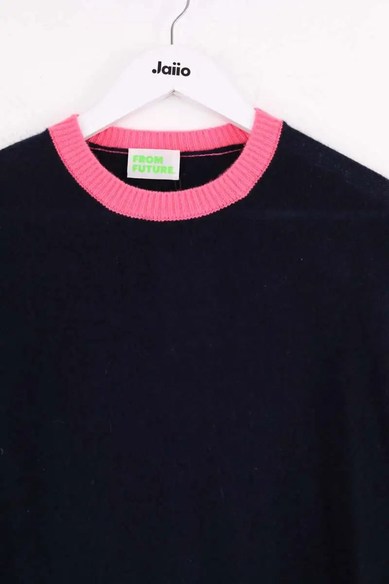Pull From Future Bleu en Cachemire