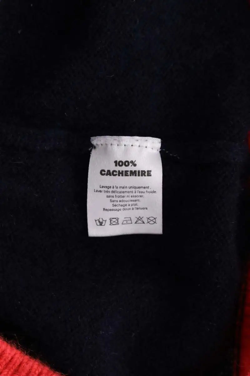Pull From Future Bleu en Cachemire