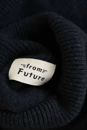 Pull From Future Bleu en Cachemire