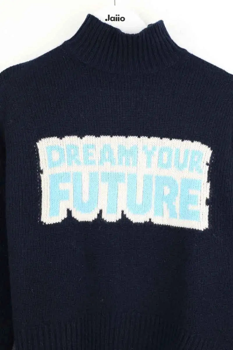 Pull From Future Bleu en Cachemire