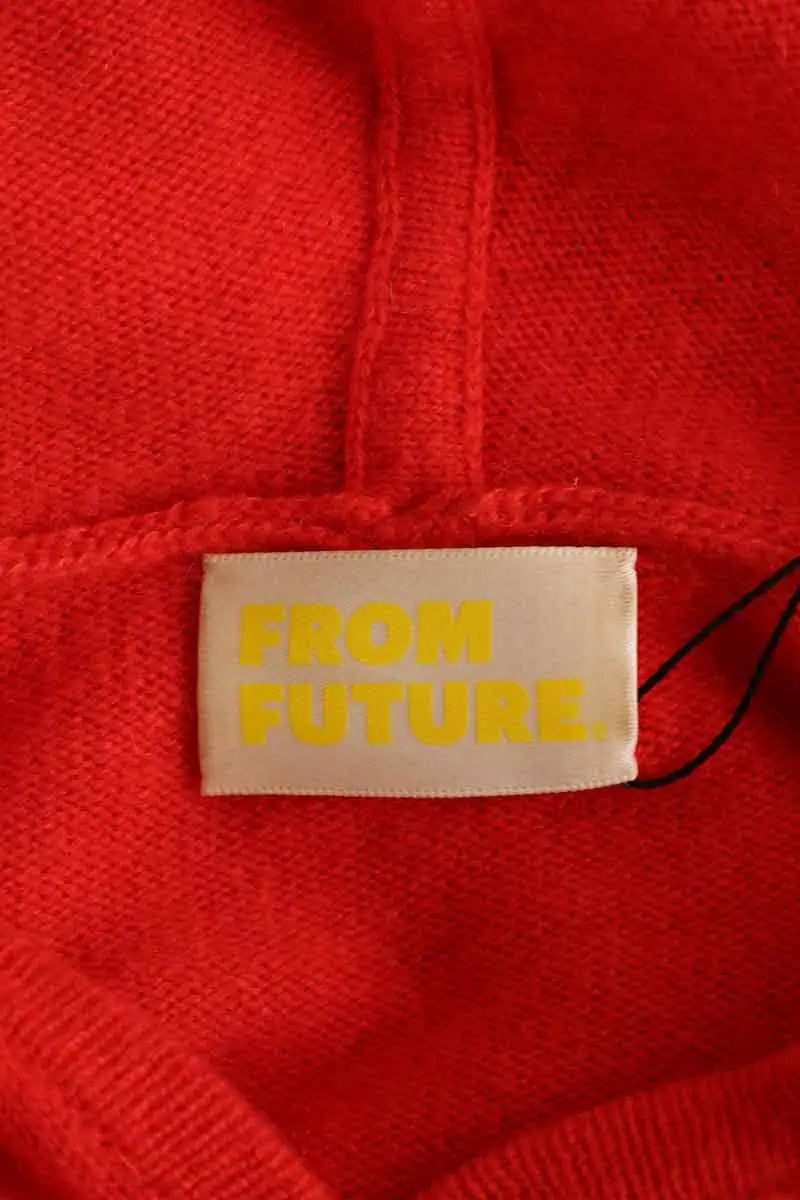 Pull From Future Rouge en Cachemire