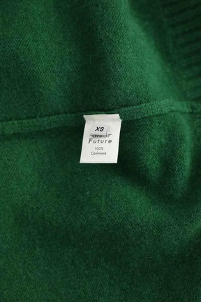 Pull From Future Vert en Cachemire