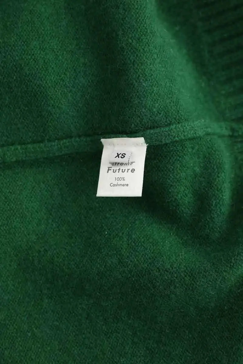 Pull From Future Vert en Cachemire