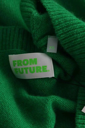 Pull From Future Vert en Cachemire