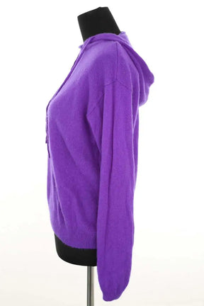 Pull From Future Violet en Cachemire
