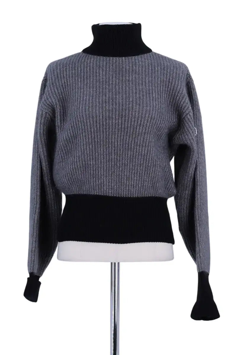 Pull Fusalp Anthracite en Laine, taille M - Seconde Main