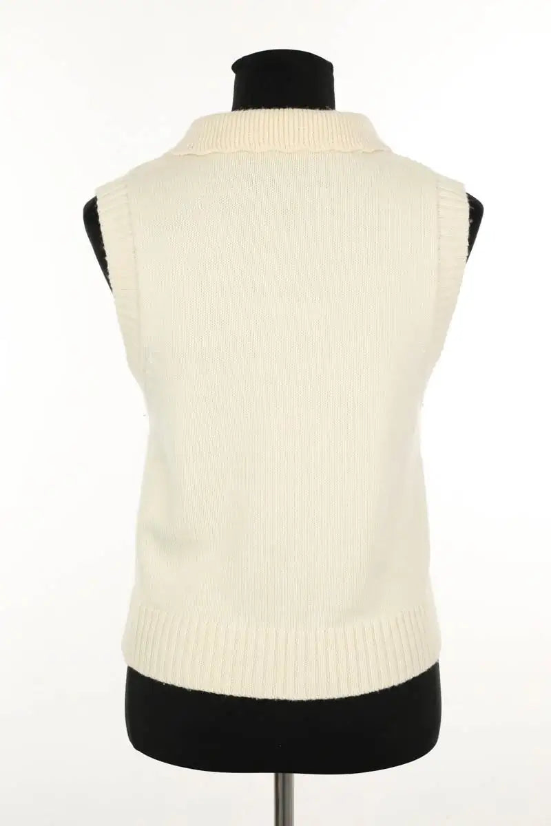 Pull Ganni Beige en Laine