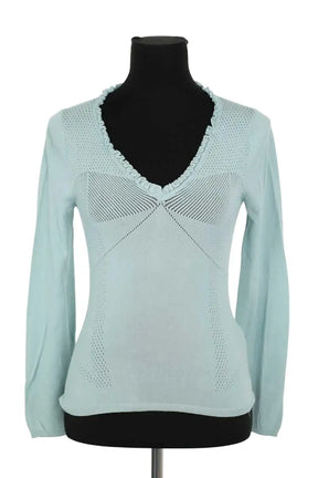 Pull Gerard Darel Bleu en Viscose, taille S - Seconde Main