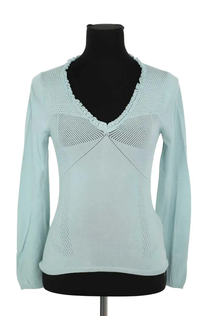 Pull Gerard Darel Bleu en Viscose, taille S - Seconde Main