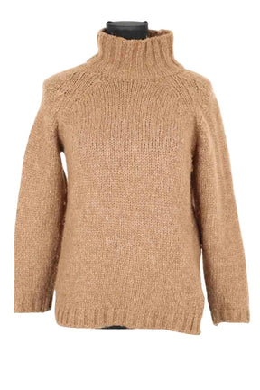 Pull Gerard Darel Camel en Laine, taille S - Seconde Main