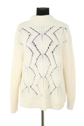 Pull Gerard Darel Ecru en Laine, taille S - Seconde Main