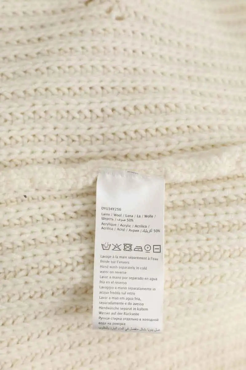 Pull Gerard Darel Ecru en Laine