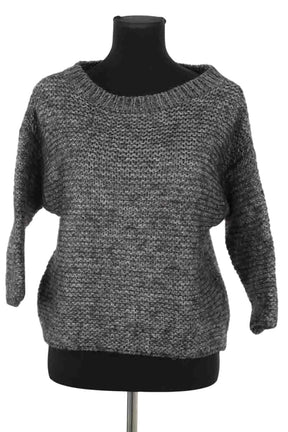 Pull Gerard Darel Gris en Laine, taille S - Seconde Main