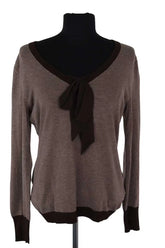 Pull Gerard Darel Marron en Viscose, taille M - Seconde Main
