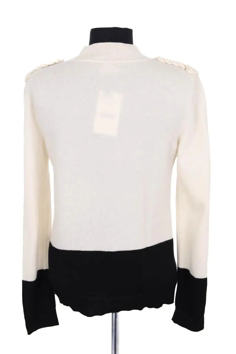 Pull Hermès Blanc en Cachemire
