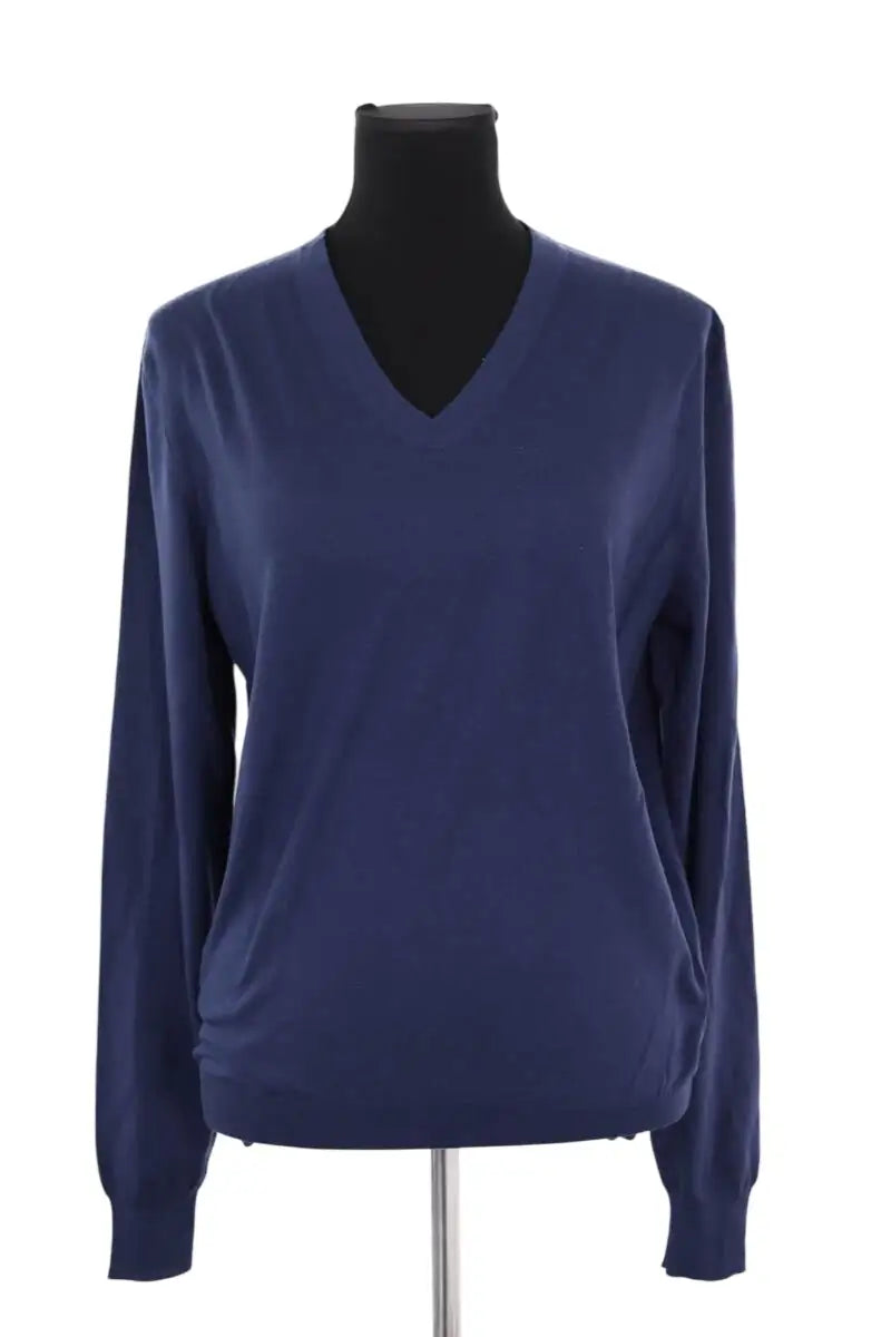 Pull Hermès Bleu en Laine, taille M - Seconde Main