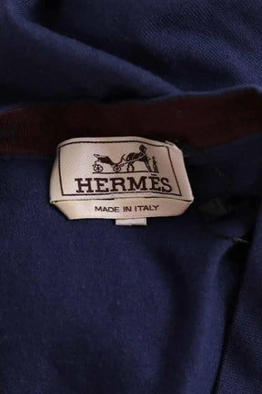 Pull Hermès Bleu en Laine