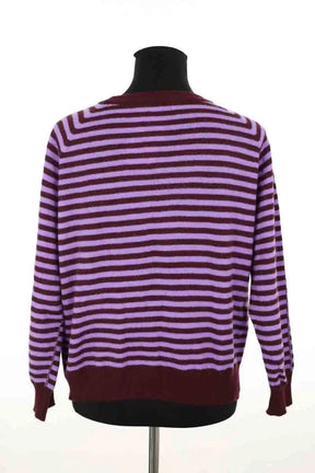 Pull Hod Luna stripe Violet en Laine