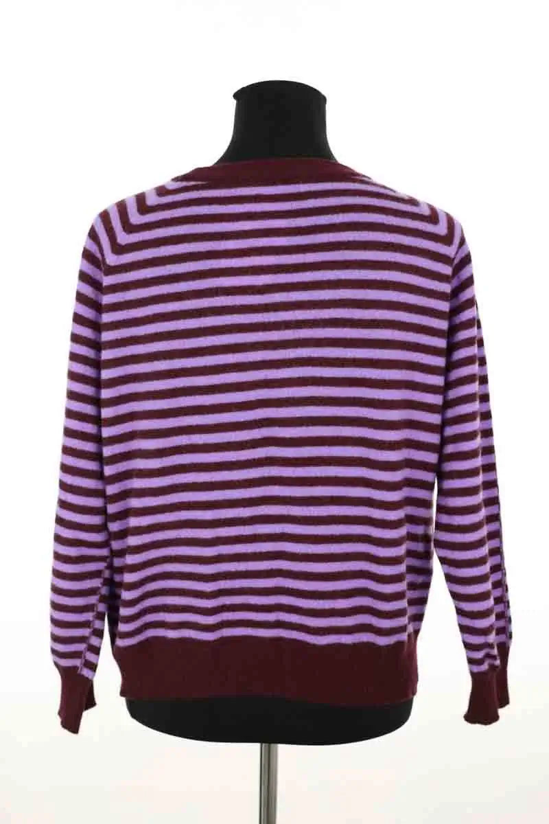 Pull Hod Luna stripe Violet en Laine