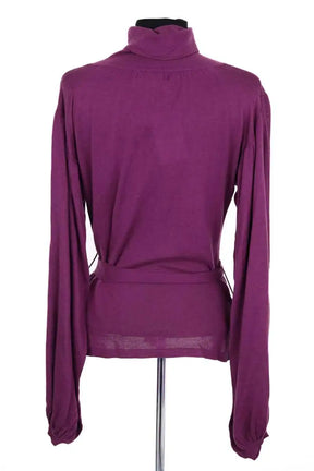 Pull Ines de la Fressange Violet en Coton