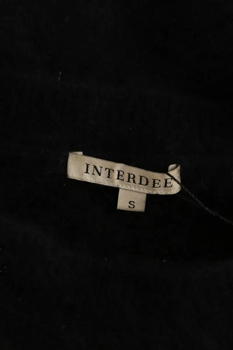 Pull Interdee Noir en Fourrure