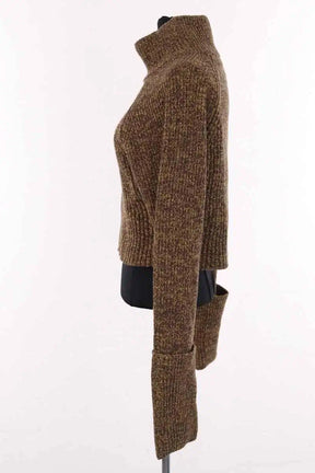 Pull Iro Kaki en Laine