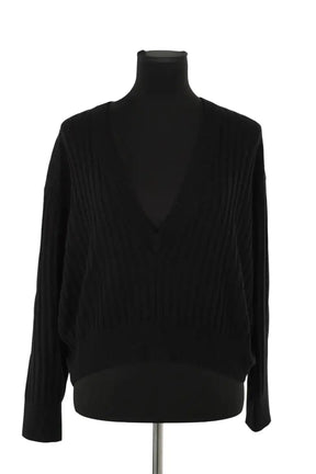 Pull Iro Noir en Laine, taille S - Seconde Main