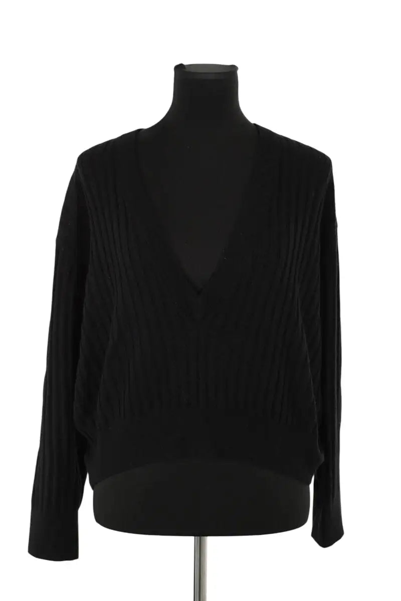 Pull Iro Noir en Laine, taille S - Seconde Main