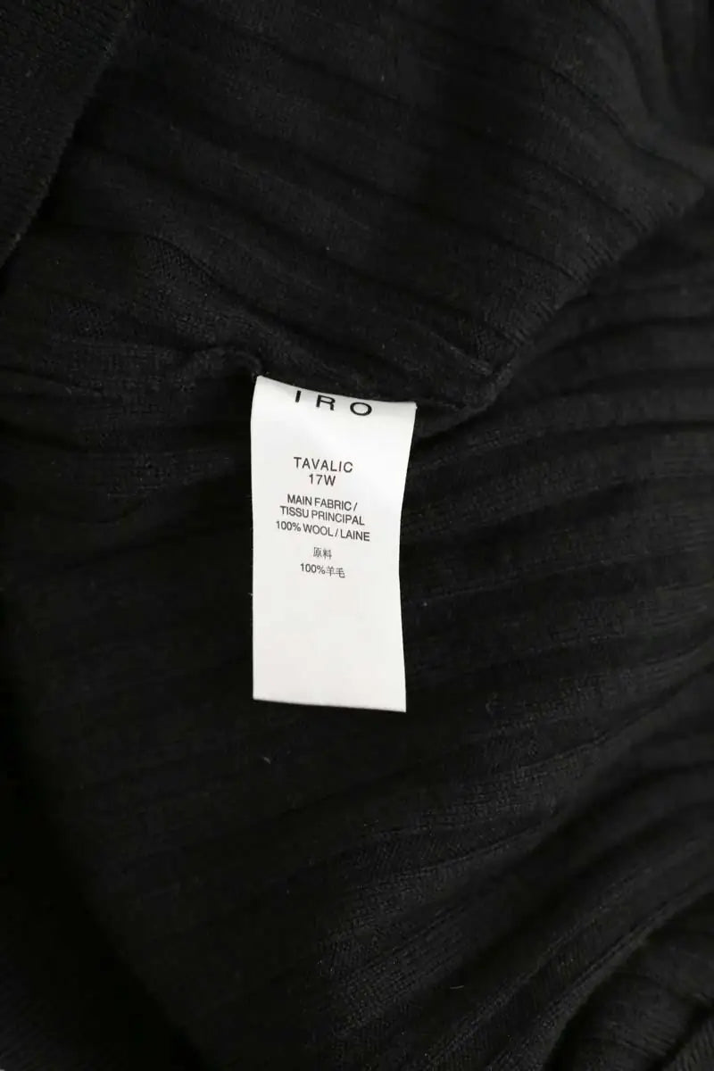 Pull Iro Noir en Laine