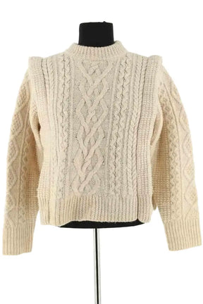 Pull Isabel Marant Étoile Beige en Laine, taille S - Seconde Main