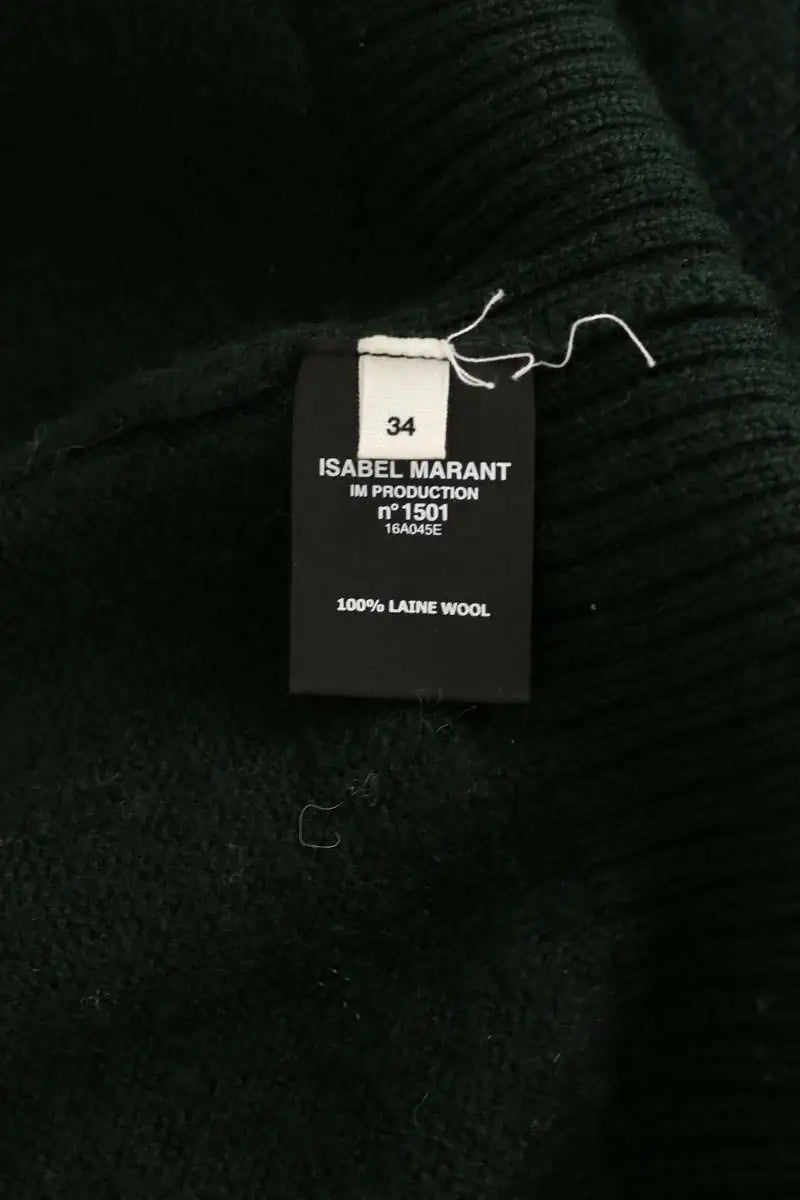 Pull Isabel Marant Étoile Vert en Laine