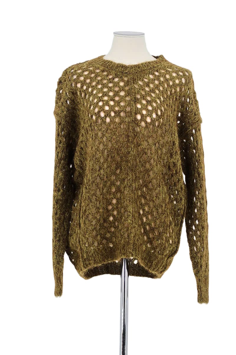 Pull Isabel Marant Kaki en Laine, taille XS - Seconde Main