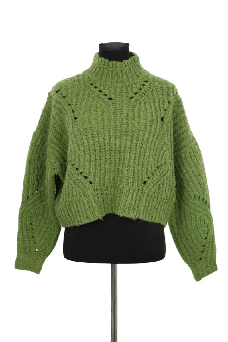 Pull Isabel Marant Vert en Laine, taille S - Seconde Main