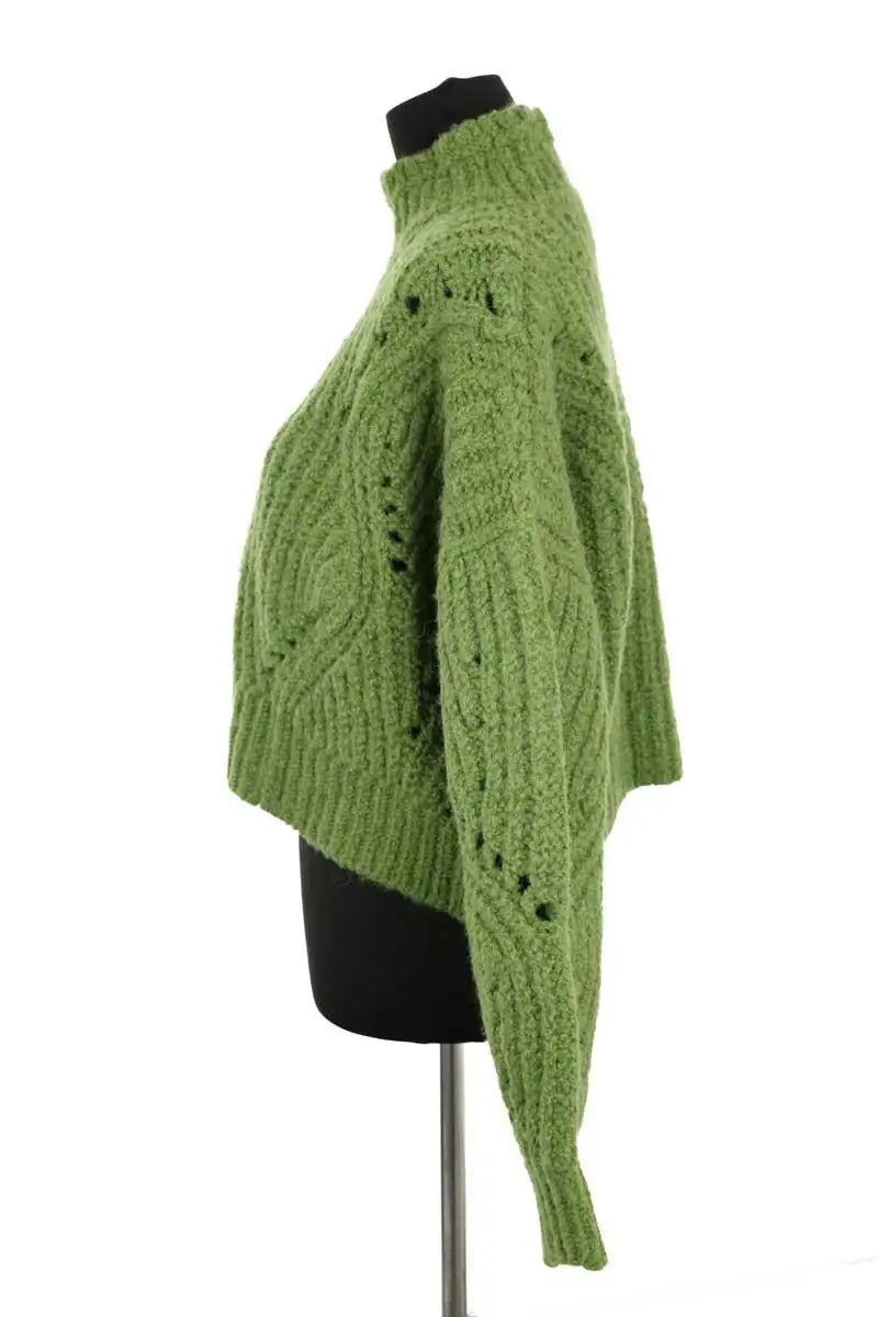 Pull Isabel Marant Vert en Laine