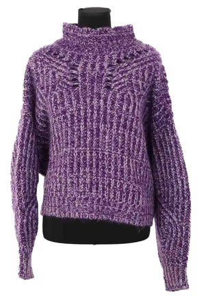 Pull Isabel Marant Violet en Laine, taille L - Seconde Main