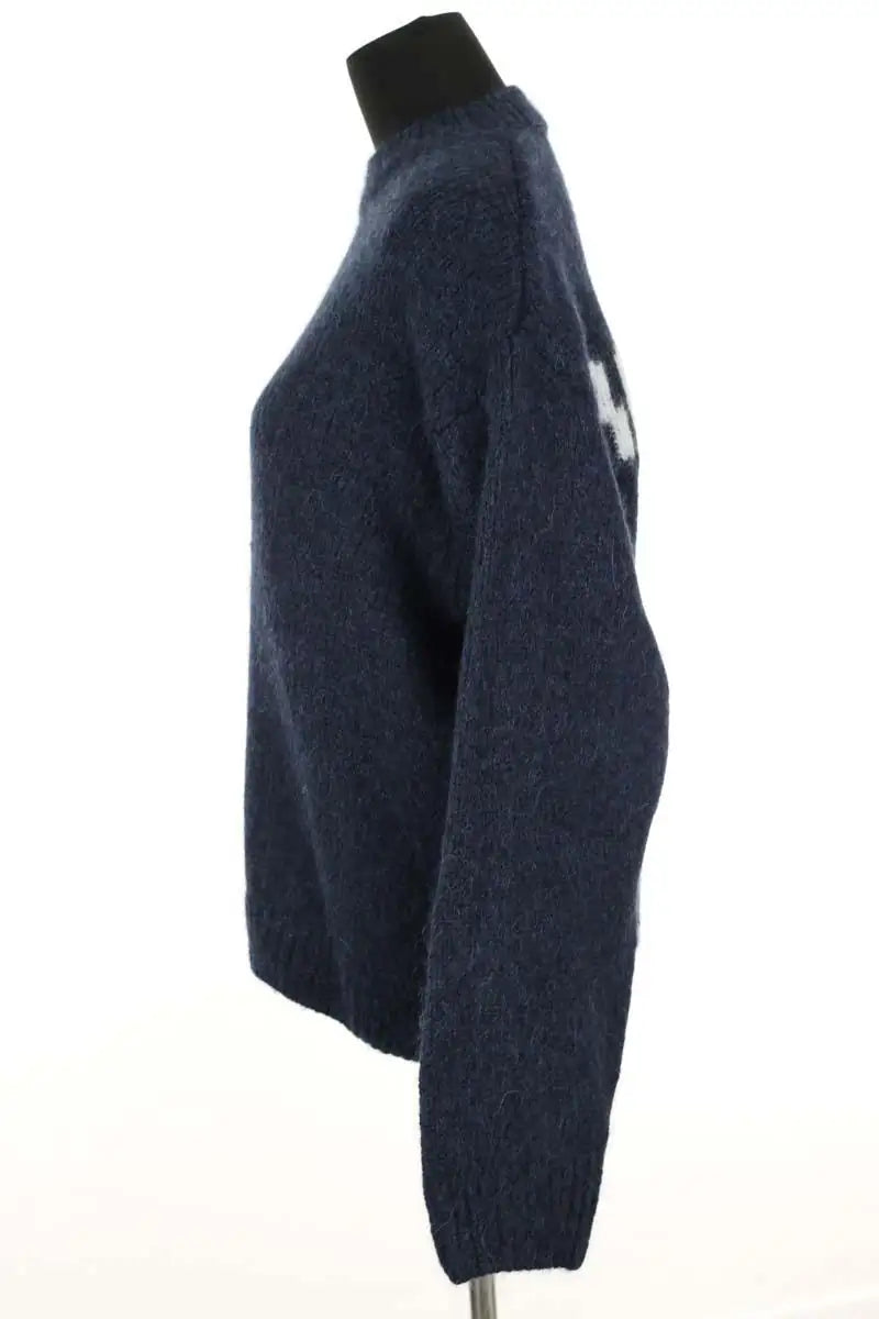 Pull Jacquemus Da maille pavane Marine en Laine