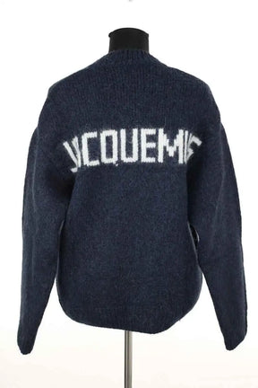 Pull Jacquemus Da maille pavane Marine en Laine