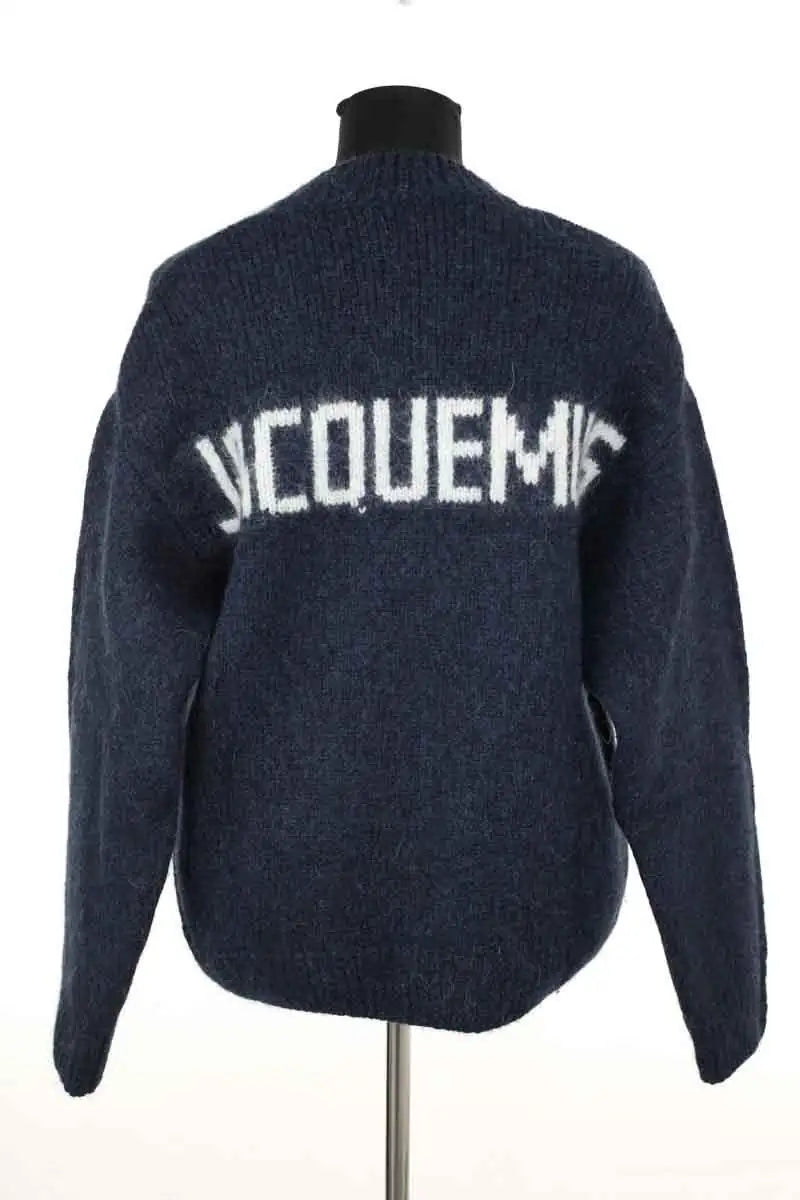 Pull Jacquemus Da maille pavane Marine en Laine