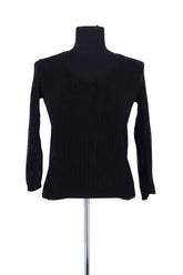 Pull Joseph Noir en Coton, taille S - Seconde Main