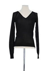 Pull Joseph Noir en Polyester, taille M - Seconde Main