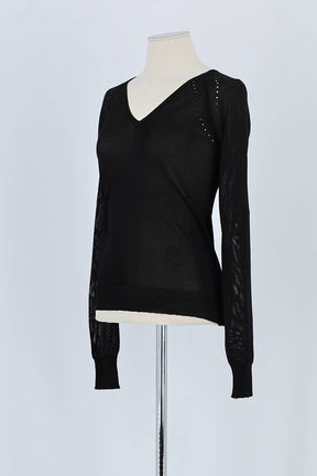 Pull Joseph Noir en Polyester