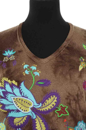 Pull Kenzo Kaki en Soie